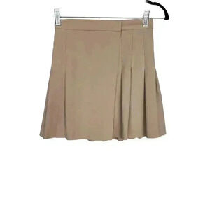 ASOS Women’s Pleated Mini Skirt Tan Size 2